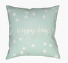 Happy Days Accent Pillow, Decorative Pillow by Surya, 18" length x 18" width thumbnail