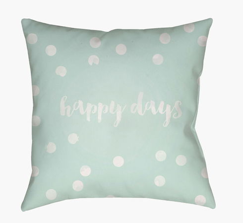Happy Days Accent Pillow
