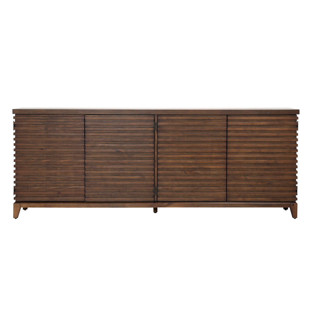Essie Sideboard Brown, Sideboards & Buffet by Dovetail, 82.75" width x 32.2" height x 15.75" depth View 2