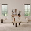 Landon Accent Table Beige Travertine, Side & End Table by Moe's Home, 17.72" width x 18.5" height x 17.72" depth thumbnail 8