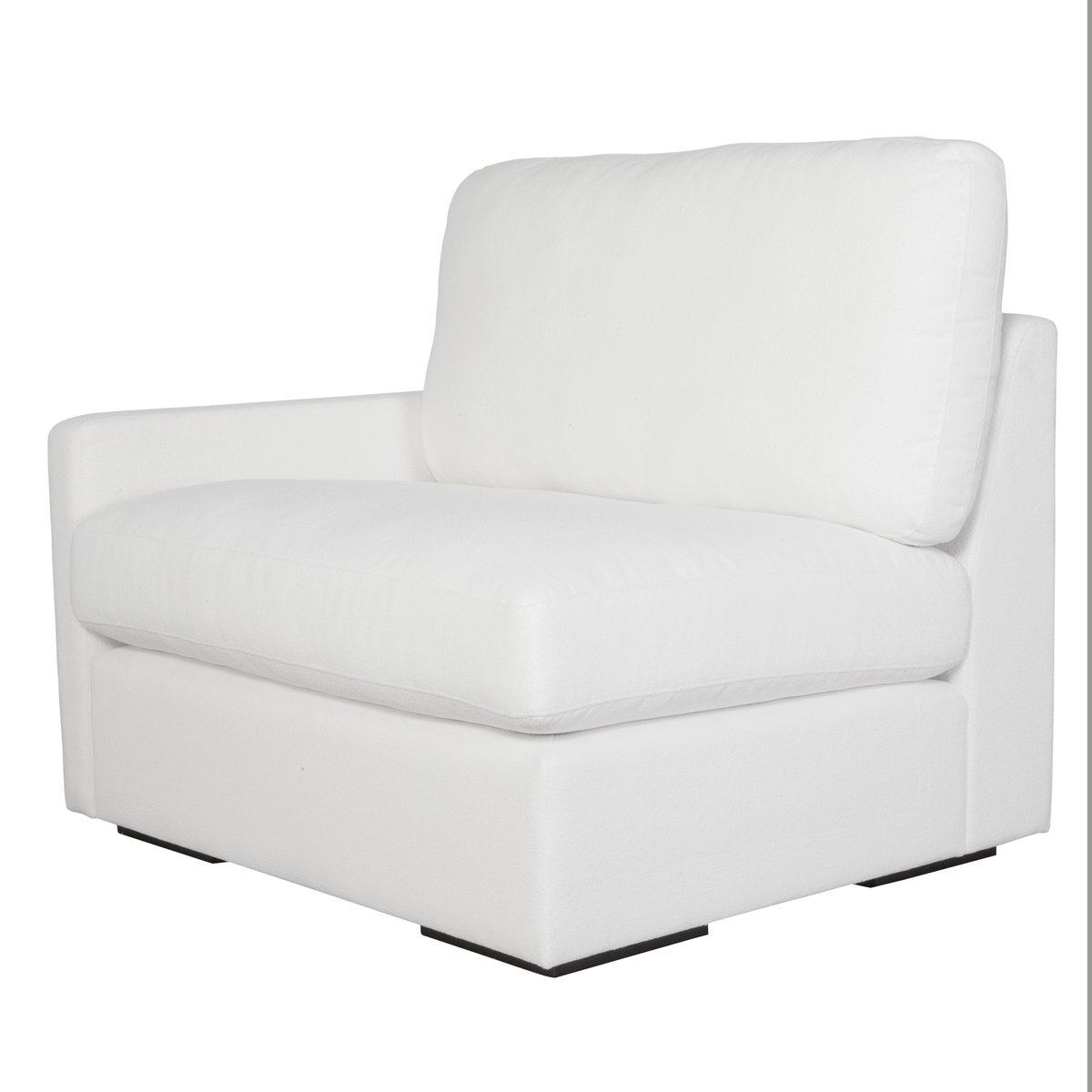 Refuge Arctic White Left Arm Facing Sofa, Furniture by Uttermost, 43.25" width x 30" height x 37.5" depth View 10