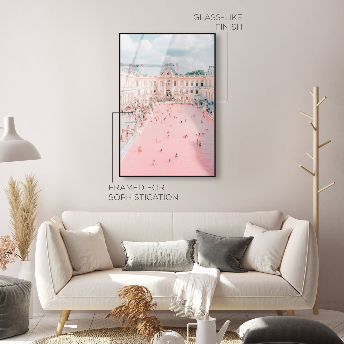 Pink Pool (No Embellishment), Art by Oliver Gal,  20x30 View 5