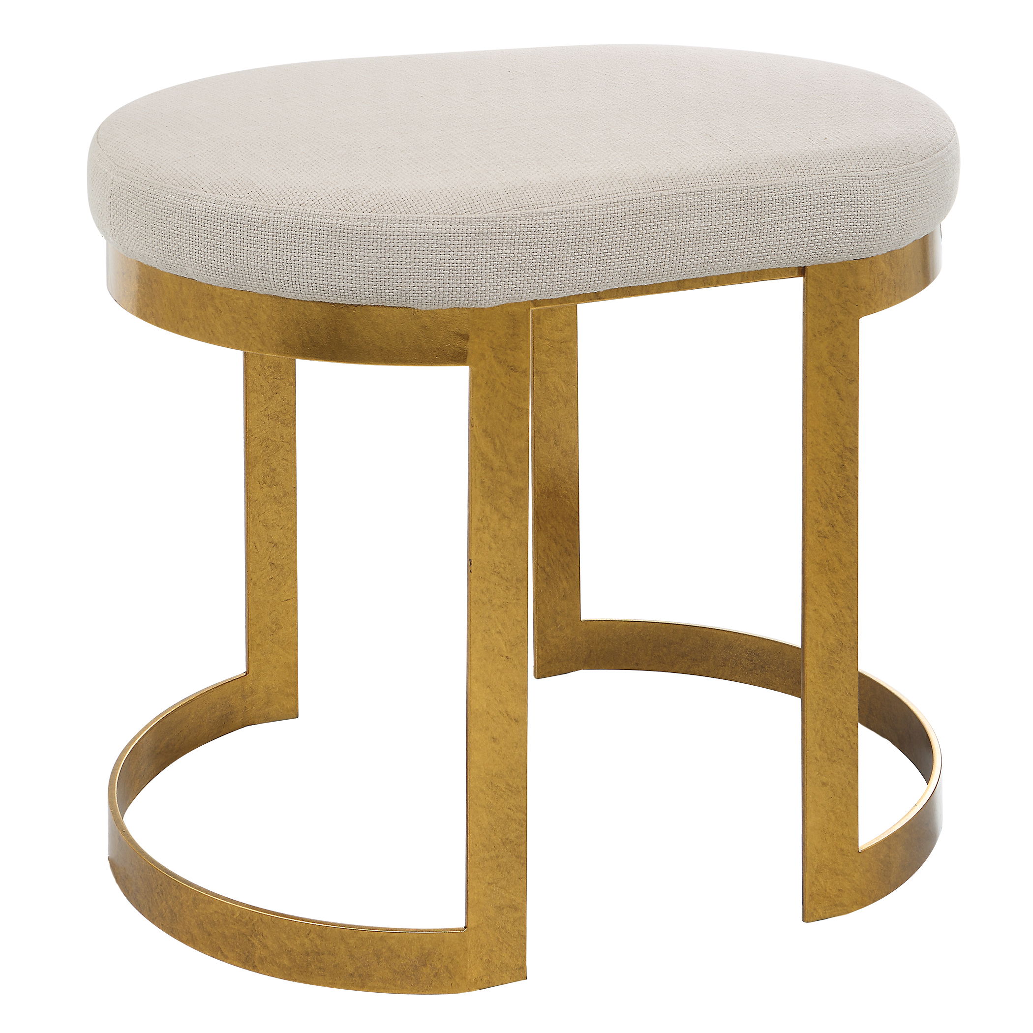 Infinity Gold Accent Stool large image 