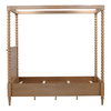 Marcellina Bed King Natural, by Dovetail, 81.7" width x 90" height x 87.3" depth thumbnail 3