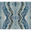 Kaleidoscope Blue Peel & Stick Wallpaper, by York Wall, 20' length x 2'3" width x 0.02" depth thumbnail 1