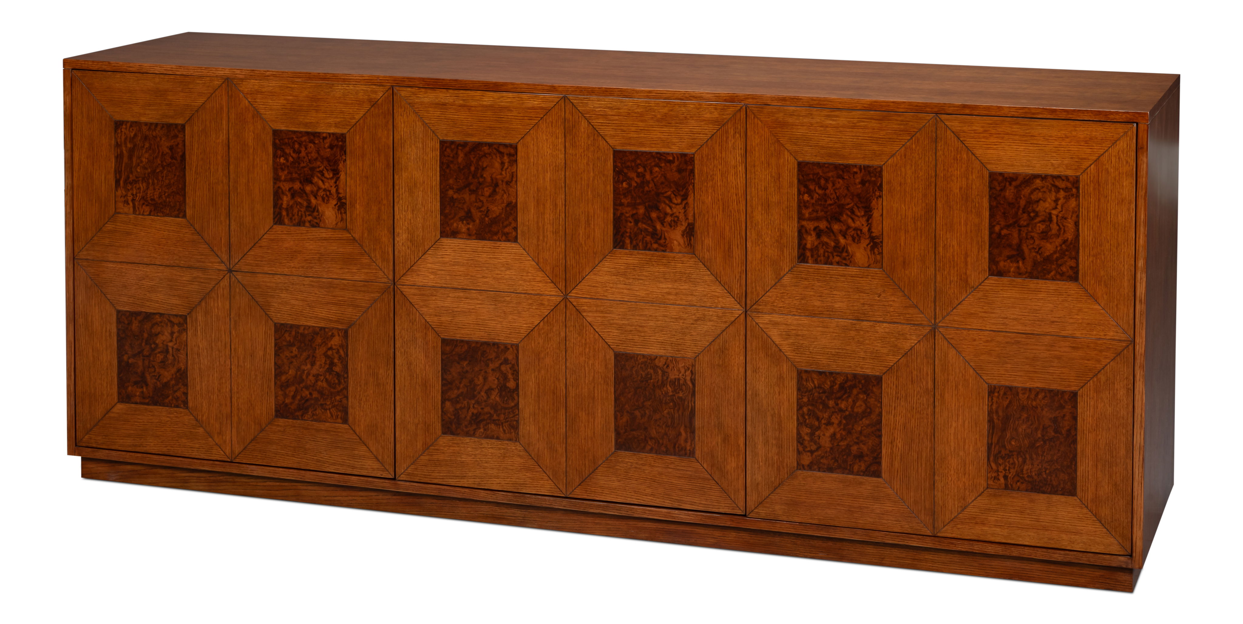 Newport Credenza, Cabinets & Sideboard by Sarreid, 86" length x 20" width x 34" height View 1