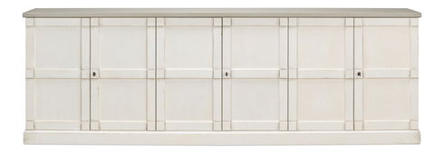 Luciana 6 Wood Dr Buffet,112",Wh/Wh,G.Qz