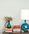 Diamond Gate Blue & Taupe Wallpaper thumbnail 1