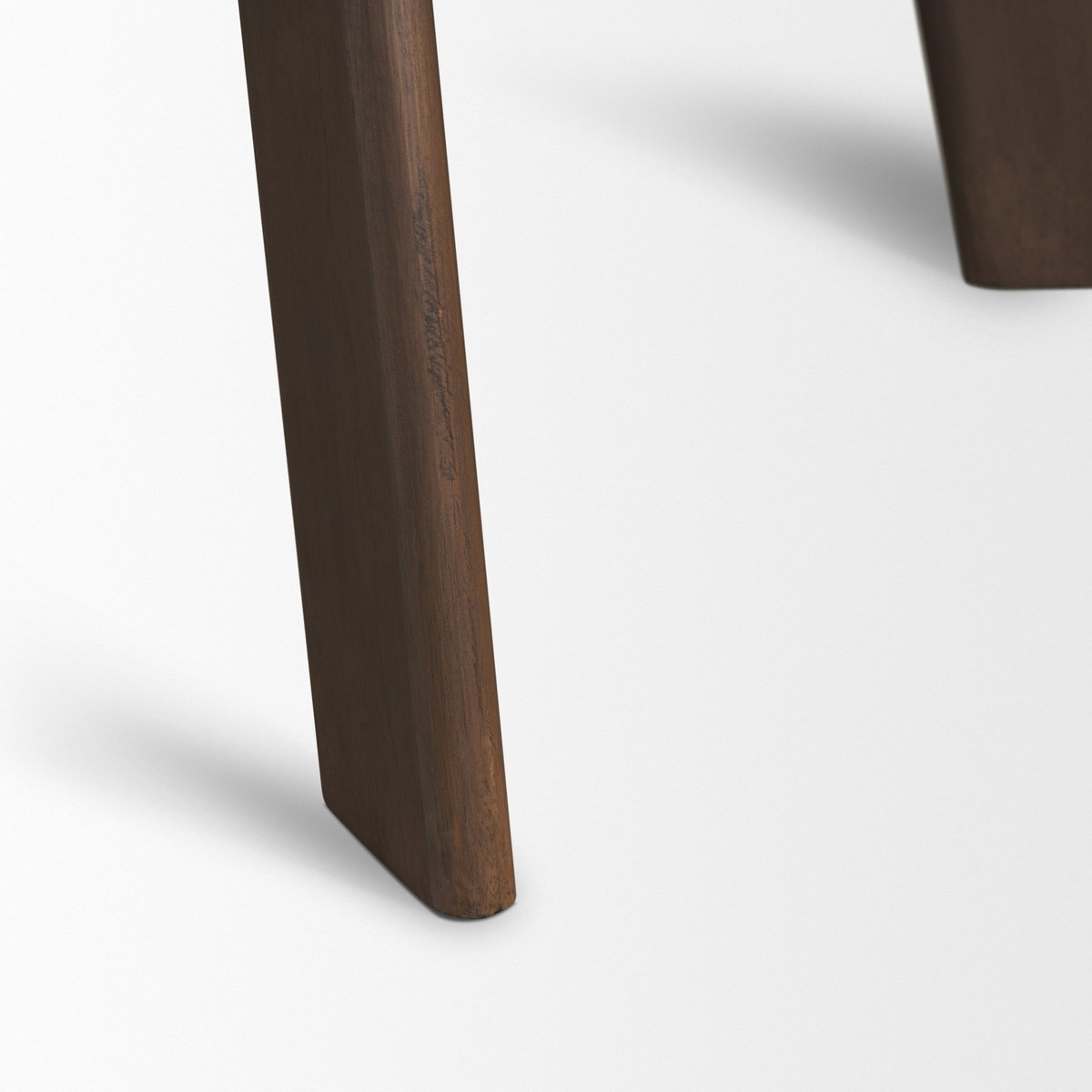 Welborn 72' Dark Brown Wood Rectangular Dining Table, by Mercana, 72" length x 40" width x 30" height View 10