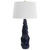 Kavos Geometric Blue Table Lamp, by Uttermost, 1'4" width x 2'7" height x 1'4" depth thumbnail 5