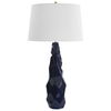 Kavos Geometric Blue Table Lamp, by Uttermost, 16" width x 31" height x 16" depth thumbnail 5