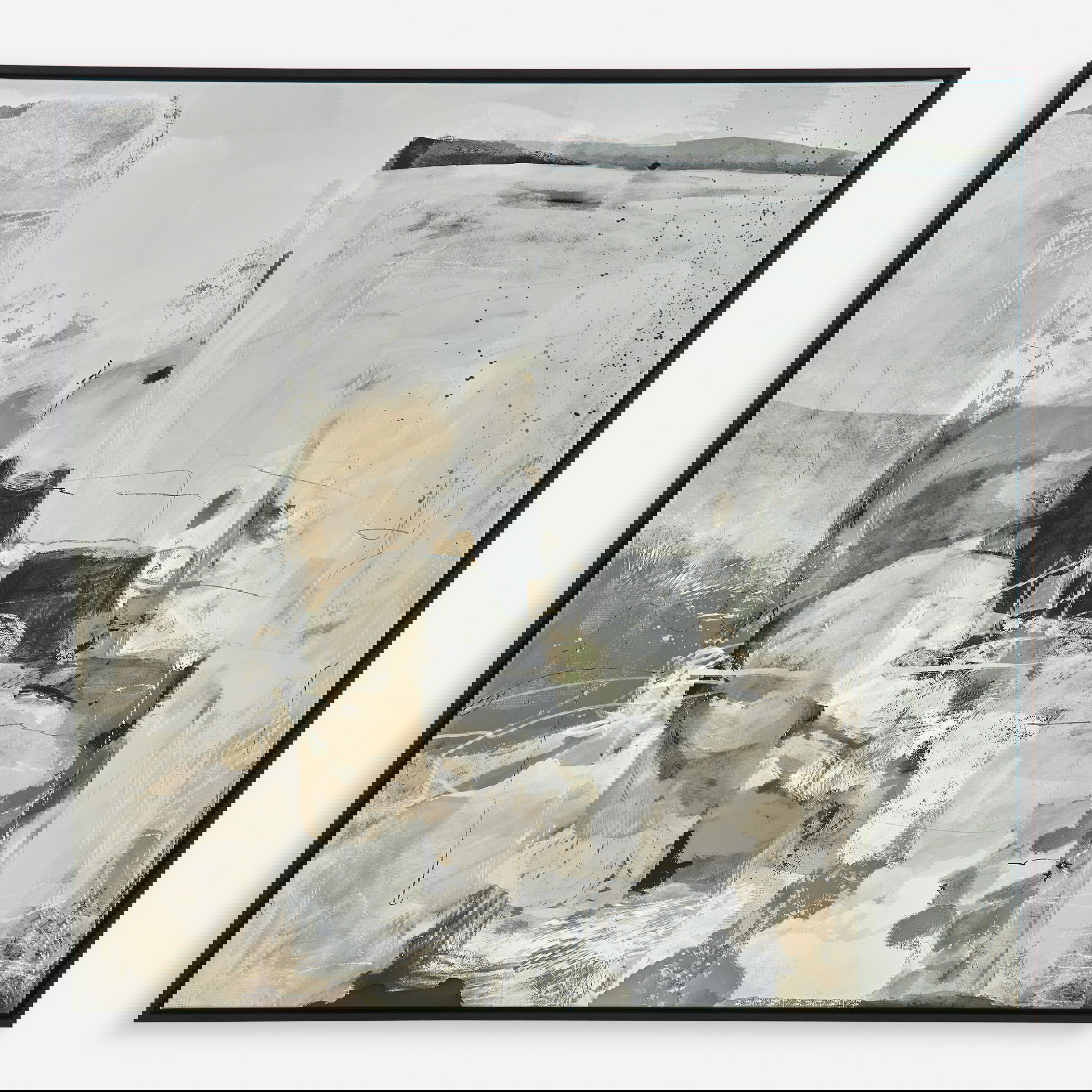 Solace I Abstract Art On Canvas, Painting by Uttermost, 49.5" width x 49.5" height x 2" depth View 1