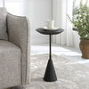 Midnight Accent Table, Side & End Table by Uttermost, 12.5" width x 22.5" height x 12.5" depth thumbnail 4