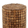 Rami Side Table Natural, Side & End Table by Dovetail, 15.75" width x 17.91" height x 15.67" depth thumbnail 4