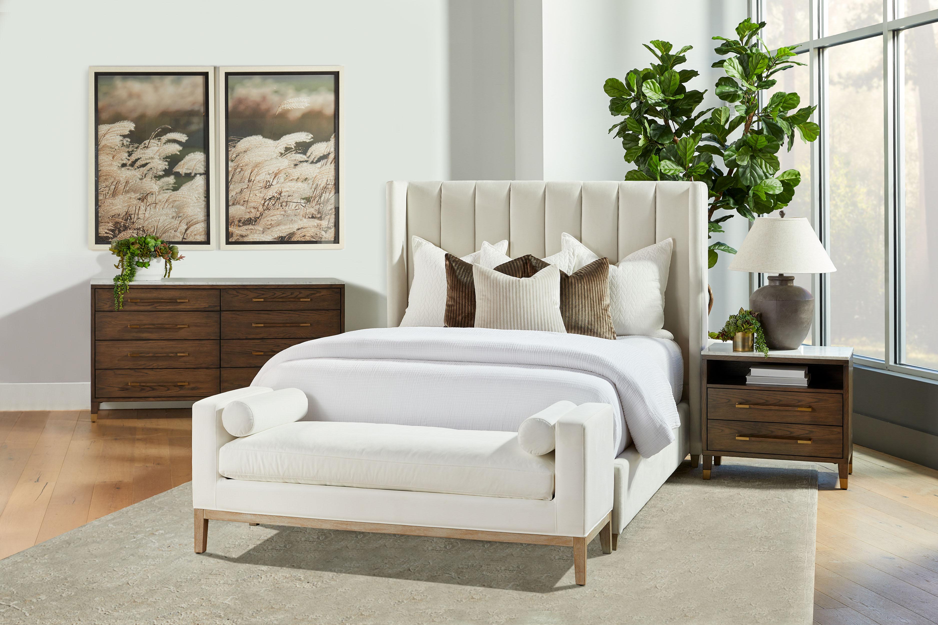 Keaton Upholstered Bench large image 