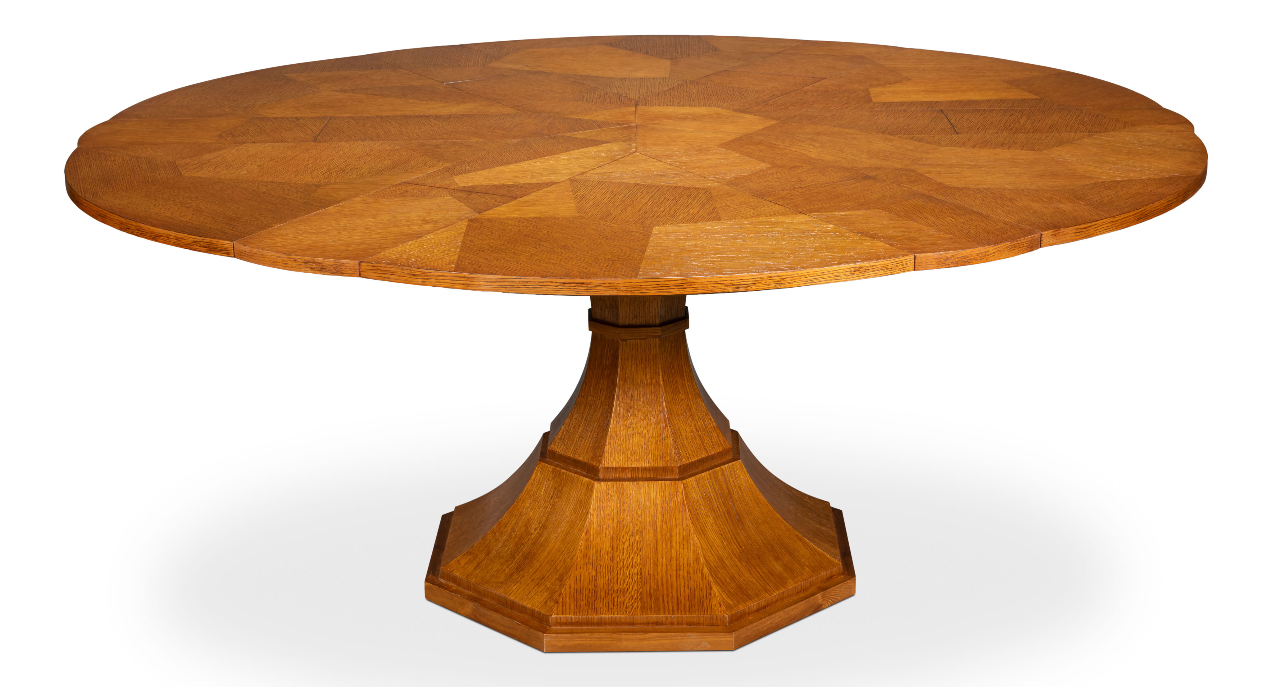 Giselle Jupe Table,Tobacco B,Medium, Dining Table by Sarreid, 55" length x 55" width x 30" height View 11