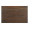 Hadley Coffee Table Warm Brown, by Moe's Home, 60" width x 16" height x 24" depth thumbnail 6