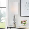 Stratus Gray Glass Buffet Lamp thumbnail 1