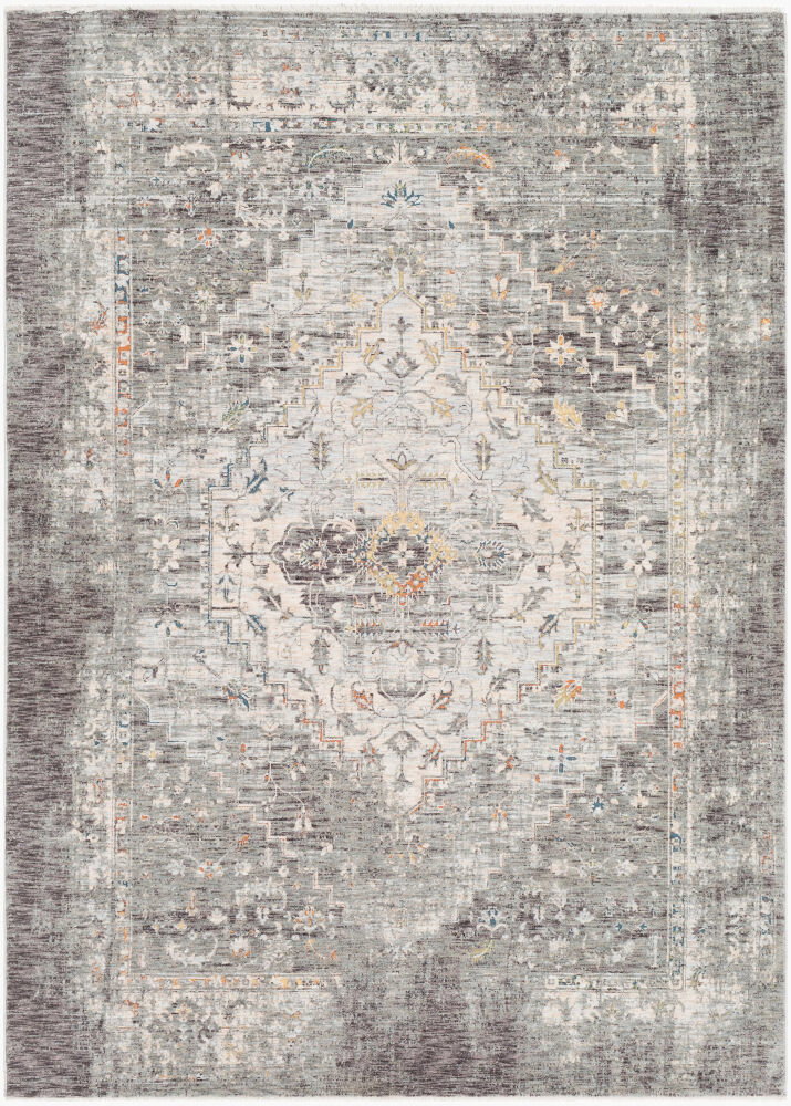 Presidential Machine Woven Rug, by Surya, 8'2.43" length x 4'11.84" width