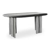 Celia Oval Dining Table Panda Marble thumbnail 1