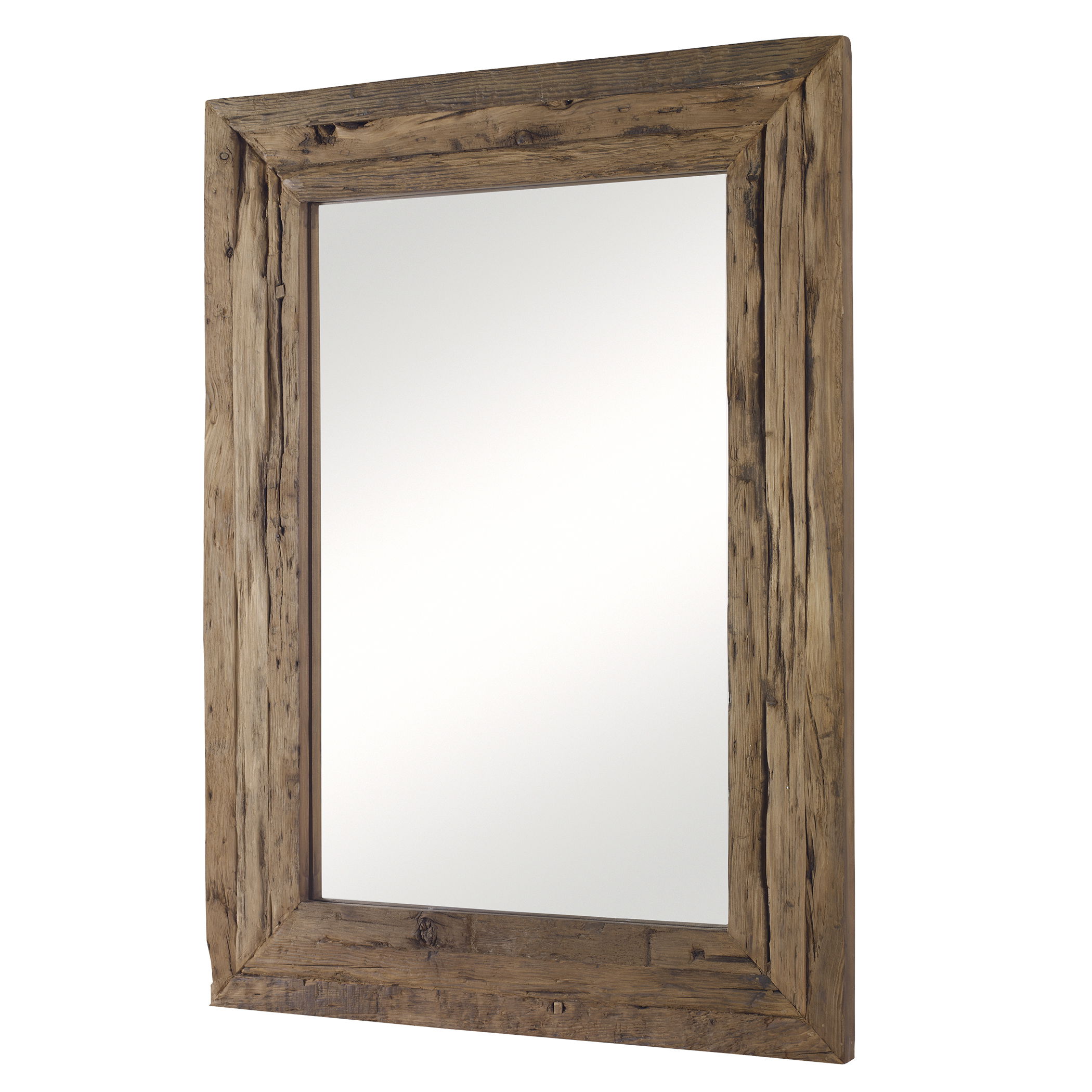 Rennick Rustic Wood Mirror large image 