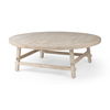 Rosie   Round Blonde Wood Coffee Table thumbnail 0