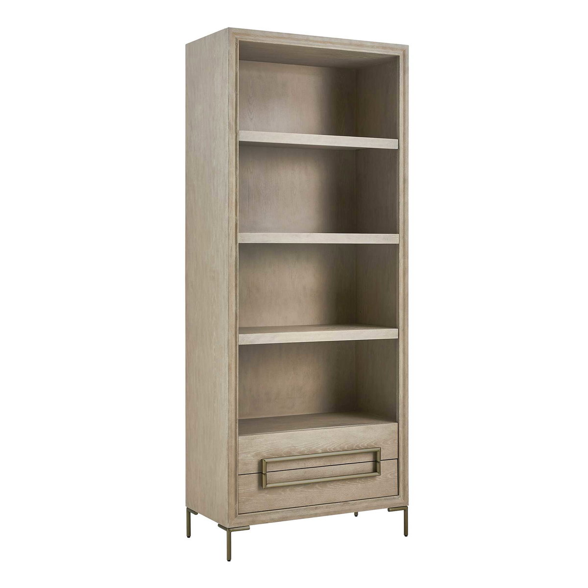 Alessia Light Oak Etagere, Furniture by Uttermost, 36" width x 88" height x 18" depth View 4