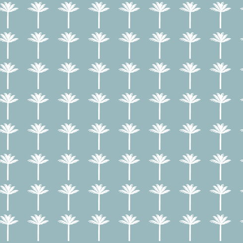 Palm Bay Blue Wallpaper