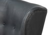 Lombard Wing Chair,Santoni Black Leather, Seating by Sarreid, 34" length x 36" width x 40" height thumbnail 16