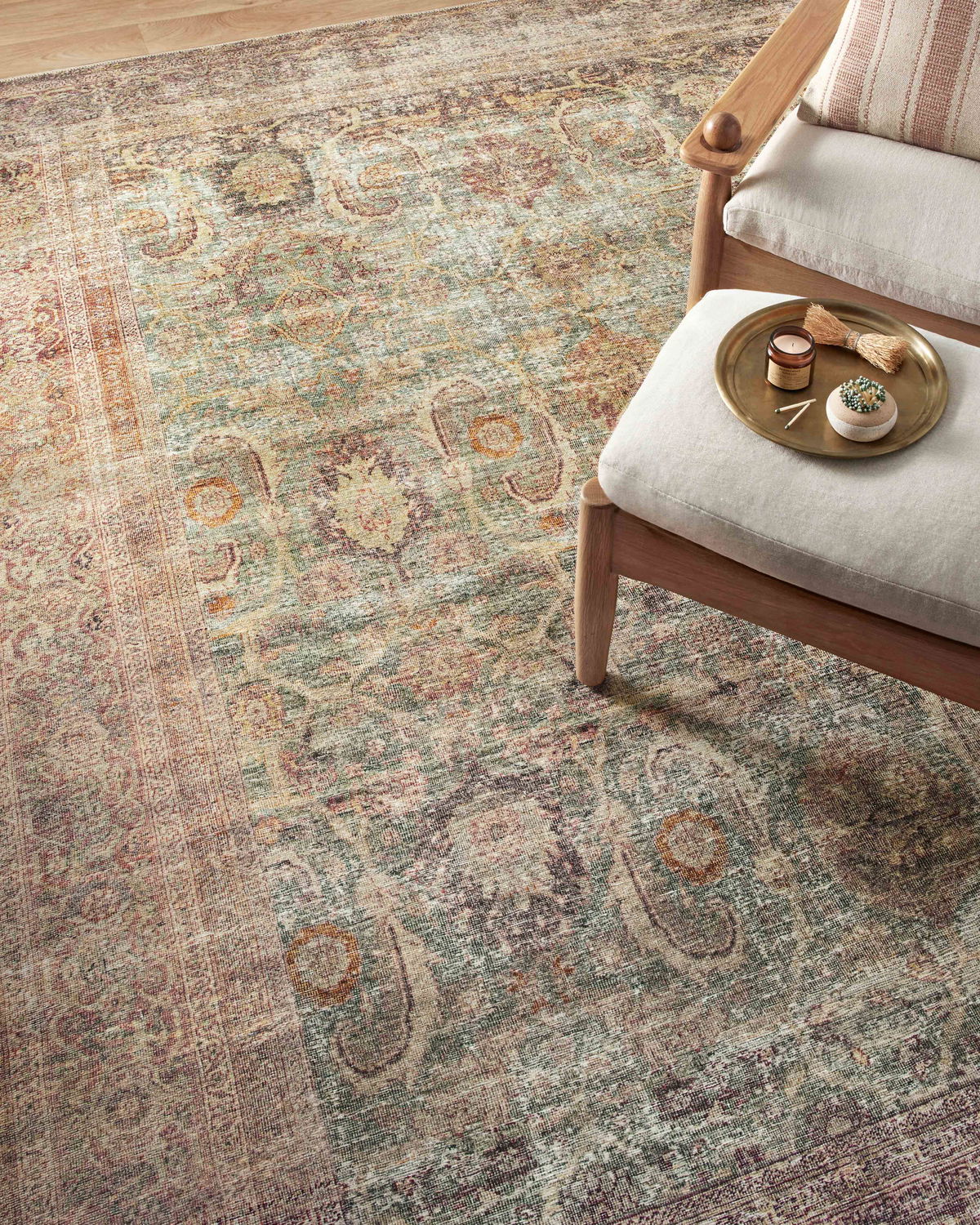 Amber Lewis x Loloi Georgie Rug, 5' length x 7'6" width View 6