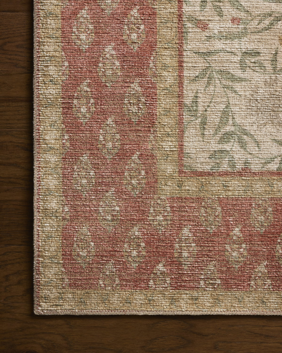 Rifle Paper Co. x Loloi Edinburgh Rug, 1'6" length x 1'6" width View 6