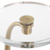 Waveney Brass Drink Table, Side & End Table by Uttermost, 11.5" width x 24" height x 11.5" depth thumbnail 8