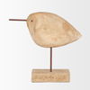 Riri Wooden Bird Decorative Object, by Mercana, 11" length x 3.54" width x 10.5" height thumbnail 6