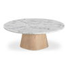 Evelyn Coffee Table Ashen Grey Matrix, by Moe's Home, 42" width x 15" height x 42" depth thumbnail 3