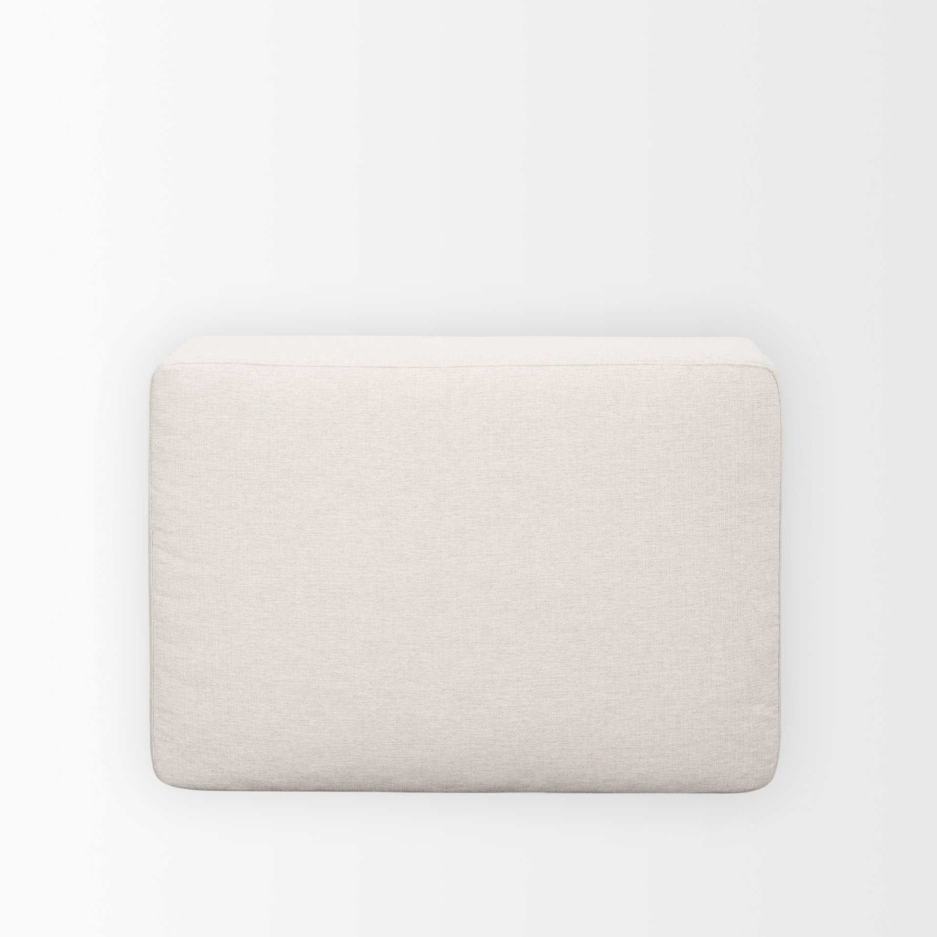 Halston Small Ottoman Oatmeal Performance Fabric, Sectional Sofa by Mercana, 38.5" length x 26.5" width x 19" height View 7