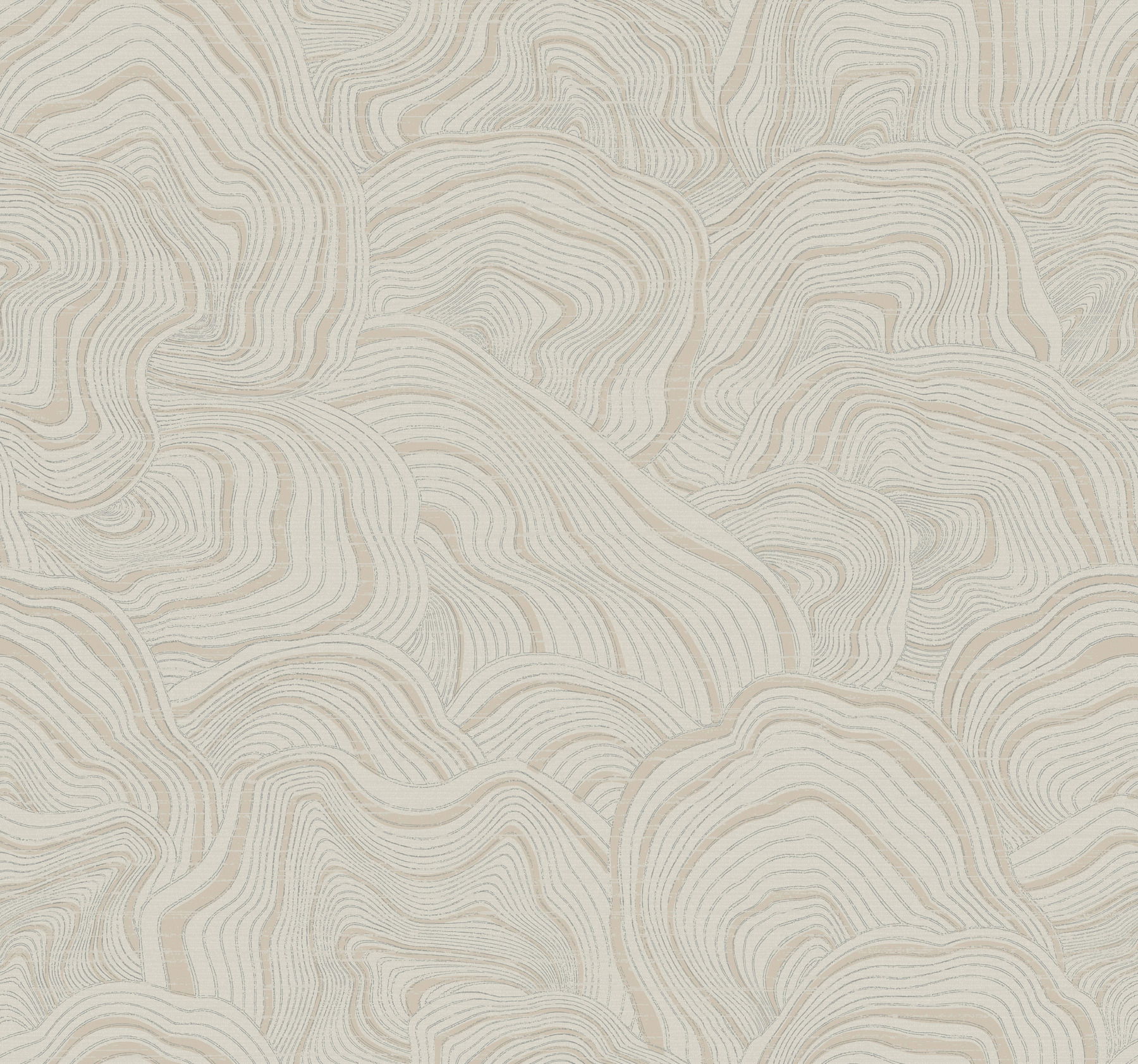 Geodes Taupe Wallpaper large image 