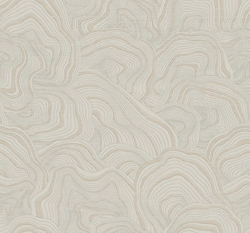 Geodes Taupe Wallpaper