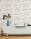 Hibiscus Arboretum Cream Wallpaper thumbnail 1
