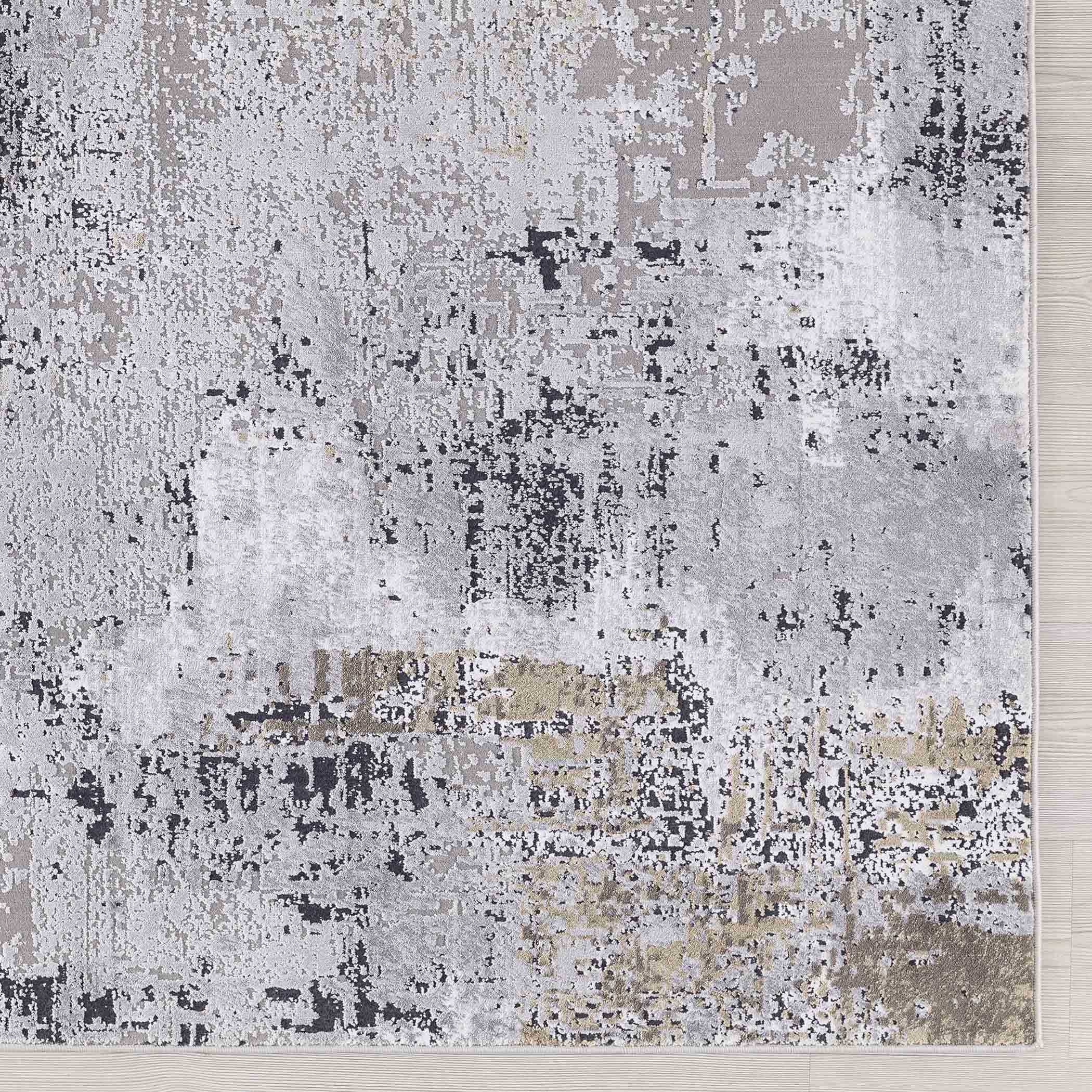 Hampton Gold 8 X 11 Rug, by Uttermost, 8'6" width x 11'6" height x 0.25" depth View 4