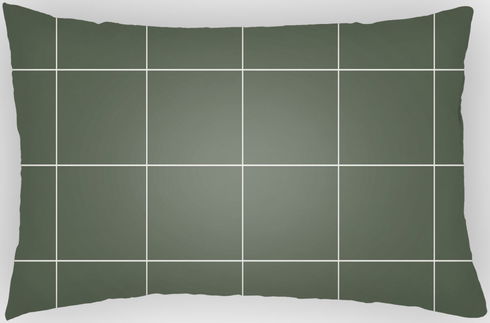 Gridwork Lumbar Pillow
