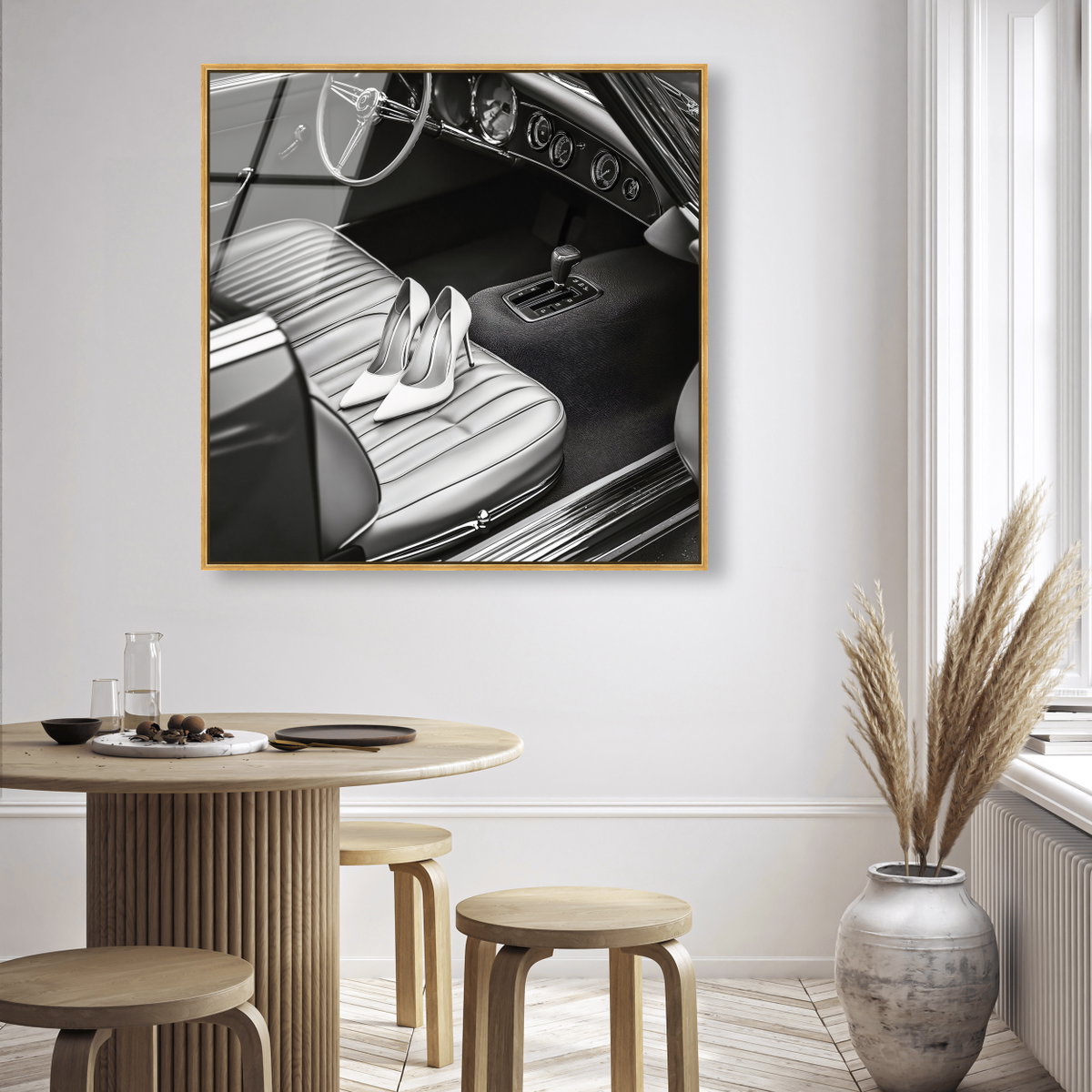 Vintage Car Scene (No Embellishment), Art by Oliver Gal,  40x40 View 3