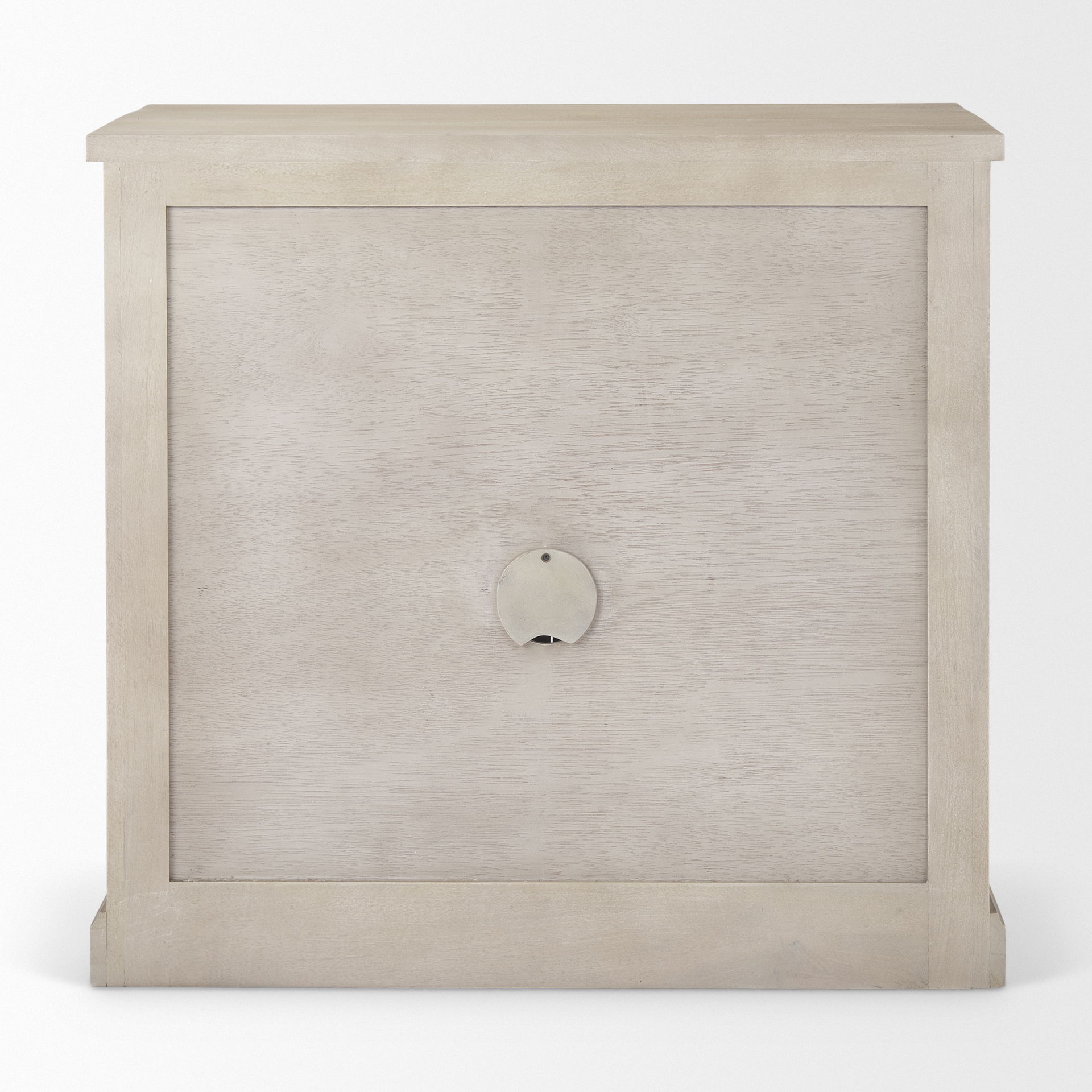 Braxton   Beige Wood with Black Accents 2 Door Accent Cabinet, Cabinets & Chest by Mercana, 33.5" length x 18.5" width x 31.5" height View 5