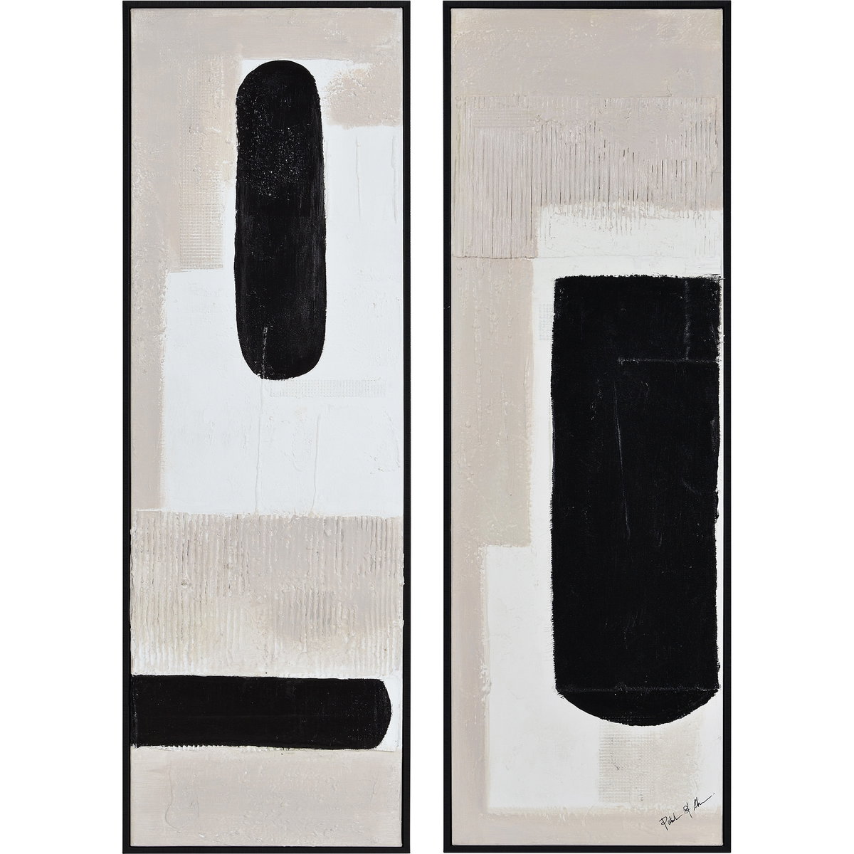 Dragoni  Canvas Art, Painting by Renwil, 45" height x 2" depth View 1