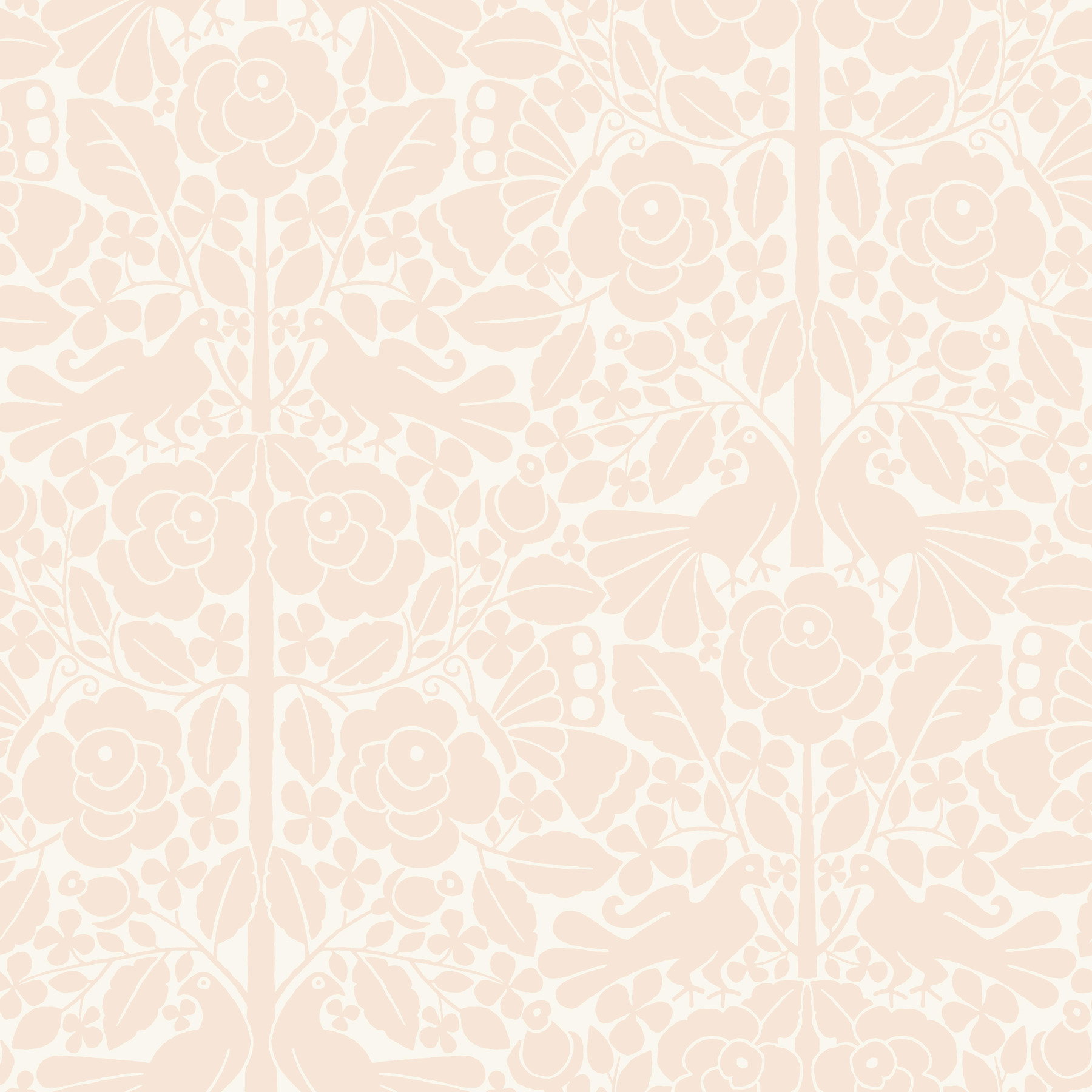 Fairy Tales Pink Wallpaper, by York Wall, 33' length x 1'8.5" width x 0.02" depth View 1