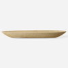 Vessel Cast Ivory Canoe Bowl, Decorative Tray by Uttermost, 29" width x 2.75" height x 6.5" depth thumbnail 1