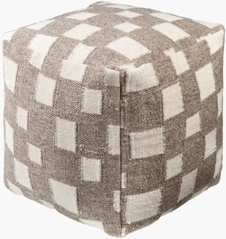 Jacinta Pouf, Ottoman by Surya, 18" width x 18" height