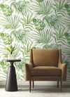 Paradise Palm Green Peel & Stick Wallpaper thumbnail 1