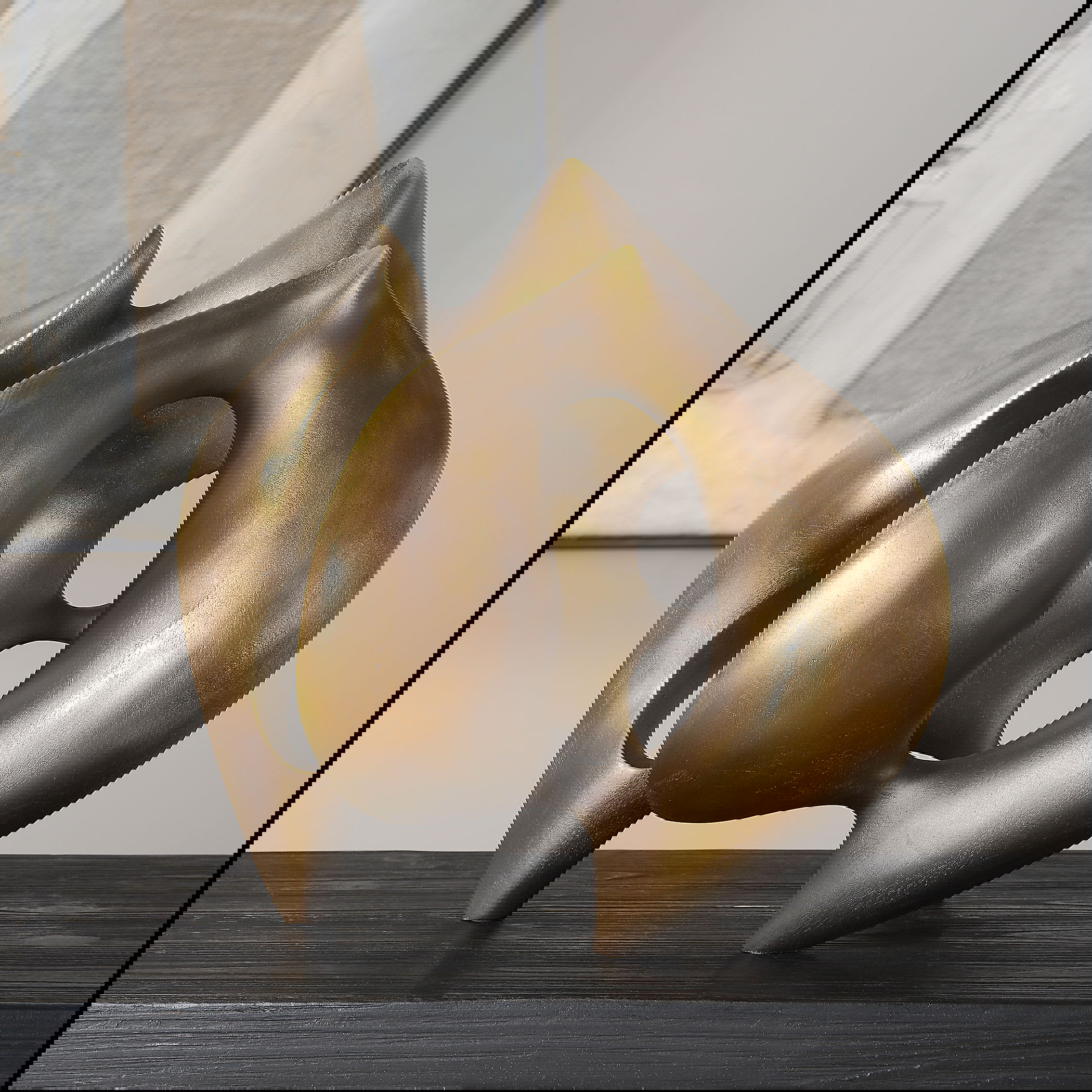 Celestial Flow Bronze Sculpture, Decorative by Uttermost, 12.75" width x 13.25" height x 10" depth View 2