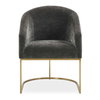 Hanni Charcoal Dining Chair, by Uttermost, 25" width x 32" height x 27" depth thumbnail 1