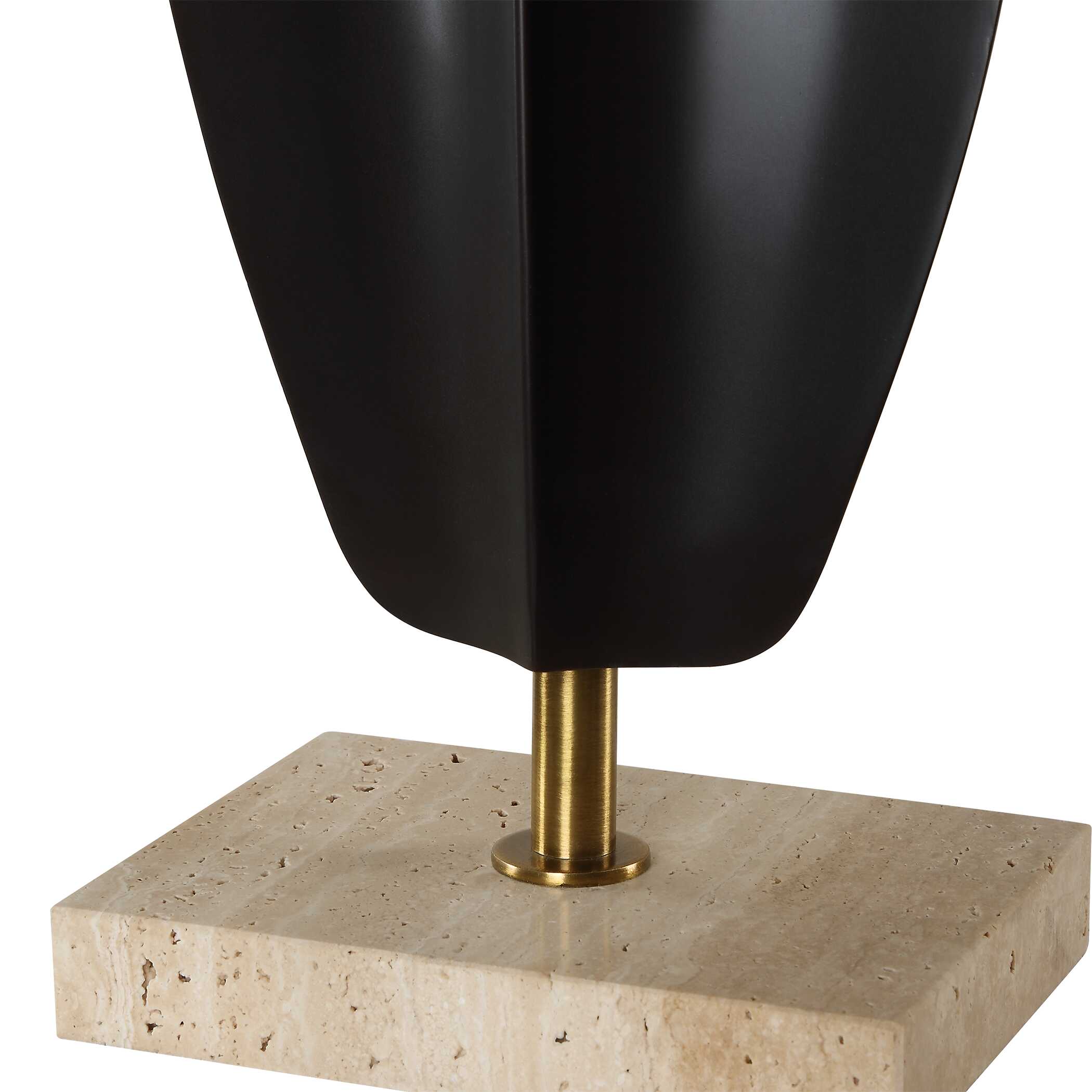 Kure Black Table Lamp, by Uttermost, 16" width x 30.25" height x 10" depth View 9